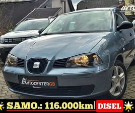SEAT IBIZA 1.9 SDI • DISEL • SAMO. 116.000KM • SLO.POREKLO •