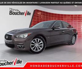 2017 INFINITI Q50 3.0T V6 BI-TURBO, AWD, INTÉRIEUR EN CUIR