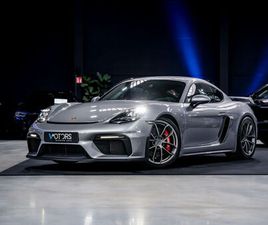 PORSCHE 718 CAYMAN GT4 CLUBSPORT 4.0 PDK - GT SILVER - PDLS+