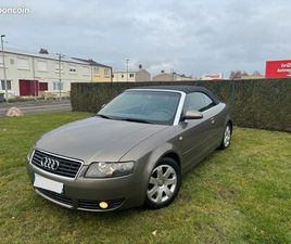 TRÈS BELLE AUDI A4 1.8 ESSENCE 163CV TURBO CABRIOLET ETAT PROPRE CUIR-GARANTIE 12M