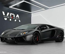 LAMBORGHINI AVENTADOR LAMBORGHINI AVENTADOR LP700-4 6.5L V12 700 CH • BI-XÉNON DAB BLUETOOTH CAMÉRAS