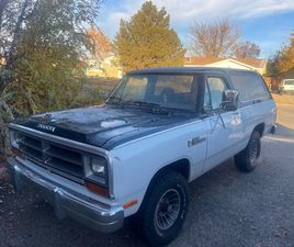 DODGE RAMCHARGER 1986 DODGE RAMCHARGER AW-100