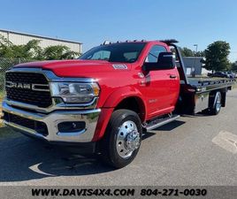 2023 DODGE RAM 5500 HD SLT MILLER INDUSTRY FLATBED ROLLBACK TOW TRUCK