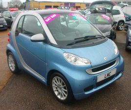 2012 SMART FORTWO AUTOMATIC 1.0 MHD PASSION COUPE 2DR PETROL SOFTTOUCH (START/STOP)