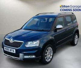 SKODA YETI OUTDOOR 2016 SKODA YETI 2.0 TDI CR SE 4X4 5DR HATCHBACK DIESEL MANUAL