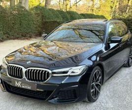 BMW SERIE 5 TOURING 520 ② BMW 520 DA MHEV/ M SPORT/PANODAK/LASER/FACELIFT/TREKHAAK ! — BMW — 2EMEMAIN