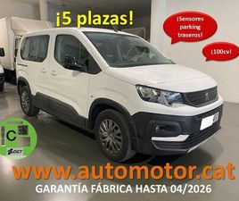 PEUGEOT RIFTER ACTIVE PACK BUSINESS BLUEHDI 100CV