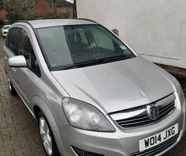 VAUXHALL, ZAFIRA, MPV, 2014, MANUAL, 1796 (CC), 5 DOORS