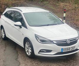 2018 VAUXHALL ASTRA 1.6 CDTI 16V 136 DESIGN 5DR ESTATE DIESEL MANUAL