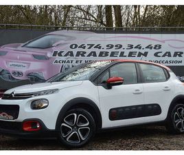CITROEN C3 1.2PURETECH SHINE BOITE AUT NAV SENS AR 42.208KM