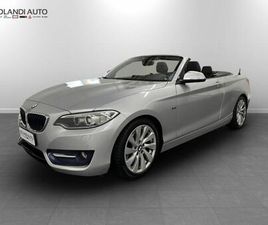 BMW SERIE 2 CABRIO 220D SPORT DEL 2015 USATA A ALESSANDRIA