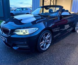 BMW SÉRIE 2 235I CABRIOLET (F23) M235IA 326CH BVA8 ENTRETIEN 100% CUIR CHAUFFANT ELECTRIQUE MÉMOIRE KEYLESS HARMANKARDON CAMÉRA NAV PRO ADVANCED XENON VOLANT PC