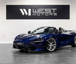 MCLAREN 720S SPIDER V8 – IMMAT FRANCE LIFT CARBONE ALCANTARA STEALTH PACK BLACK ÉCHAP. SPORT 1 946E-MOIS