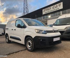 CITROËN BERLINGO HDI 100 CV 1000KG DE CHARGE GRIP CONTROL 3 PLACES TVA RECUPERABLE 1ERE MAIN ENTRETIEN COMPLET A JOUR