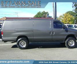 FORD CARGO 08 FORD E350 EXTENDED CARGO LIFTED WORK VAN LOADED RV CAMPER V10 6.8L LOW MILES