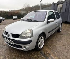 RENAULT, CLIO, HATCHBACK, 2005, MANUAL, 1149 (CC), 3 DOORS