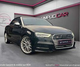 S3 CABRIOLET 2.0 TFSI QUATTRO S TRONIC