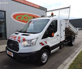 FORD TRANSIT FORD TRANSIT CHASSIS CABINE BENNE BASCULANTE P350 L2 2.0L ECOBLUE 130CV TREND / 19125 HT / 1ÈRE MAIN / TVA RECUPERABLE