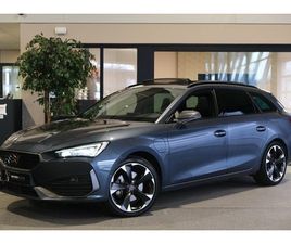 CUPRA LEON SPORTSTOURER - 1.4 E-HYBRID 204PK PANO LED ACC CAM NAVI ELEKTRISCHE ACHTERKLEP