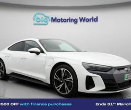 AUDI E-TRON GT 93.4KWH SALOON 4DR ELECTRIC AUTO QUATTRO (476 PS) £500 TOWARDS YOUR FINANCE DEPO SALOON 2022, 50613 MILES, £32500 - 33147249 - EXCHANGEANDMART.CO