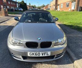 BMW SERIE 1 CABRIO 118 BMW, 1 SERIES, CONVERTIBLE, 2010, MANUAL, 1995 (CC), 2 DOORS