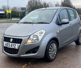 2013 SUZUKI SPLASH 1.0 SZ3 5DR HATCHBACK PETROL MANUAL