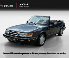 SAAB 900 CABRIO 2.0 S I 1E EIGENAAR I VOLLEDIG DEALERONDERHOUDEN I LEDER MANUAL