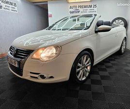 VOLKSWAGEN EOS CABRIOLET 2.0 TDI 140 CV CARAT TOIT OUVRANT PANORAMIQUE CT OK