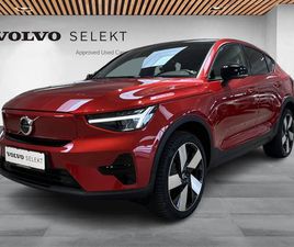 VOLVO C40 RECHARGE P8 BRUGT VOLVO C40 P8 RECHARGE TWIN ULTIMATE AWD 408HK 4D AUT. TIL SALG