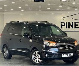 2016 SSANGYONG TURISMO 2.2D ELX MPV 5DR DIESEL T-TRONIC 4WD SELECTABLE EURO 6 (178 PS) MPV DIESEL...