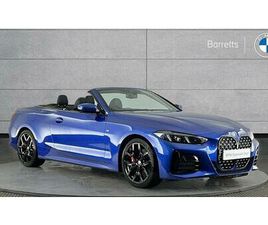 BMW 4 SERIES 420I M SPORT CONVERTIBLE 2.0 2DR