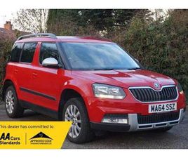 2014 64 SKODA YETI 2.0 TDI SE OUTDOOR 5DR DIESEL MANUAL EURO 5 (110 PS) DIESEL