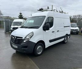 VAUXHALL MOVANO 2.3 CDTI 3500 L1H2 SWB MEDIUM ROOF BITURBO RACKING WHITE MANUAL