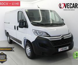 CITROEN JUMPER BLUEHDI 140 S&S 6V FURGÓN 30 L1 H1