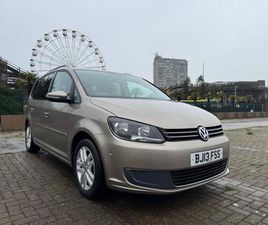 VOLKSWAGEN TOURAN 2013 VOLKSWAGEN TOURAN 1.6 TDI 105 SE 5DR DSG MPV DIESEL AUTOMATIC