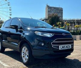 2015 FORD ECOSPORT 1.0 ECOBOOST ZETEC 5DR HATCHBACK PETROL MANUAL