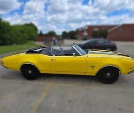 1969 OLDSMOBILE CUTLASS 24IN RIMS, RACING STRIPES, FLOOR SHIFTER, KILL SWITCH