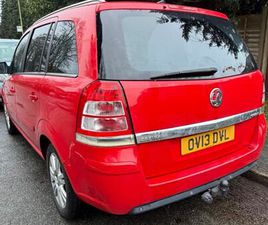 VAUXHALL, ZAFIRA, MPV, 2013, MANUAL, 1686 (CC), 5 DOORS