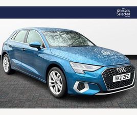 AUDI A3 SPORTBACK 35 TFSI 1.5 TFSI 35 SPORT SPORTBACK EURO 6 (START/STOP) 5DR