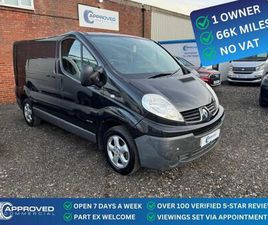 2007 RENAULT TRAFIC (07) NO VAT TO PAY SL27 SWB 2.0 DCI 115 TOW BAR AIR CON 65K PANEL VAN DIESEL ...