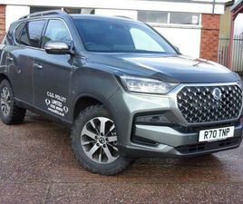 SSANGYONG REXTON 2.2D K30 COMMERCIAL PANEL VAN AUTO 4WD EURO 6 5DR