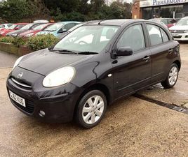2012 NISSAN MICRA 1.2 ACENTA 5DR CVT HATCHBACK PETROL AUTOMATIC