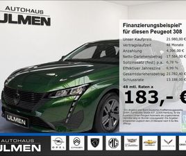 PEUGEOT 308 PEUGEOT 308 ACTIVE PACK 130 KLIMA ANDROID AUTO PDC TEMP