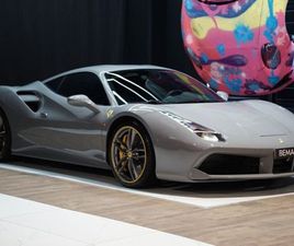 FERRARI 488 GTB 3.9 V8 670CV | MALUS PAYÉ GRIS NARDO SIÈGES RACING CARBONE À PARTIR DE 2089-MOIS