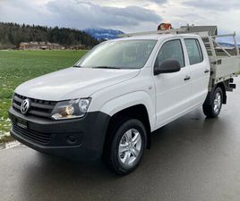 AMAROK 2.0 BITDI TRENDLINE 4MOTION ALUBRÜCKE MIT KRAN UND 3`500 ANHÄNGELAST