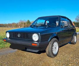 VW VOLKSWAGEN GOLF 1 MK1 CABRIOLET KARMANN DE 1982 - 170262 KMS CERTIFIÉS