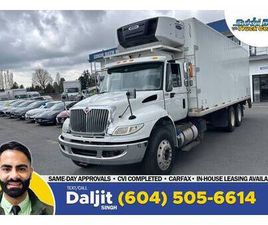 INTERNATIONAL TRUCKS DURASTAR 2017 INTERNATIONAL 4400 26’ TANDEM AXLE REEFER BOX + TUCKAWAY TAILGATE