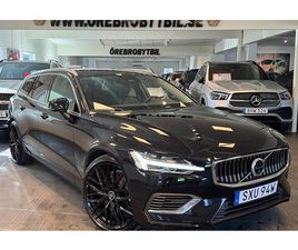 VOLVO V60 RECHARGE T6 AWD CORE BRIGHT DRAG GPS H K LÄDER 360KAM