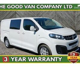 VAUXHALL VIVARO 2021 VAUXHALL VIVARO 2.0TD 3100 L2H1 SPORTIVE (120PS)(EU6DT) DOUBLE CAB