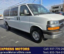 2013 CHEVROLET CHEVY EXPRESS PASSENGER RWD 3500 155 LT W/1LT GUAR
